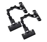 Ciieeo 2 Pièces Double Head Artist Paper Clamps Adjustable Flexible Drawing Board Clips for Sketch Pads Easels Strong Grip Dual Head Clips for Studio and Outdoor Use