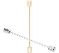 Ciieeo 2 Pièces Épingle Col Homme Alliage Robuste Set pour Chemise Pinces Cravate Légères et Durables Accessoires Costume pour Mariage et Affaires