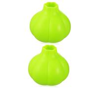 Ciieeo 2 Pièces Éplucheur Ail Silicone Souple Antidérapant Outil Cuisine Pratique et Portable Retire Peau Sans Odeur Gain