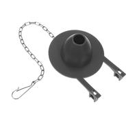 Ciieeo 2 Pièces Joint de Clapet Pvc pour Réservoir de Toilette Étanche Remplacement pour Salle de Bain et Hôtel Joint Étanchéité Noir