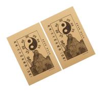 Ciieeo 2 Pièces Livre de Divination Yi Jing, Papier Illustré | Comparaison Rapide des Hexagrammes, Interprétation Facile, Art Chinois Traditionnel, pour Bureau et Séances D'étude