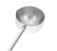 Ciieeo 2 Pièces Louche Inoxydable Longue Manche avec Bec Verseur Cuillère à Soupe Ergonomique pour Huile Chaude et Soupe Accessoire de Cuisine et