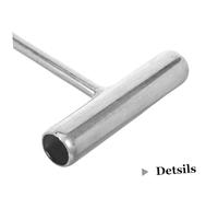 Ciieeo 2 Pièces Manhole Cover Hook Tool Metal Heavy Duty Lifter With Handle For Storm Drain Septic Tank And Meat Processing Ergonomic Handheld Design