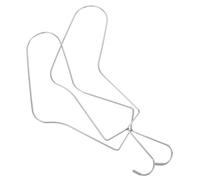 Ciieeo 2 Pièces Metal Sock Display Racks for Knitting and Crochet Stainless Steel Sock Blockers for Shaping Drying