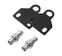 Ciieeo 2 Pièces Microphone sans Fil Noir Support en U en Métal, Conçu pour Performances Scéniques et Productions Théâtrales, Offrant une Clarté Audio Améliorée Construction Robuste