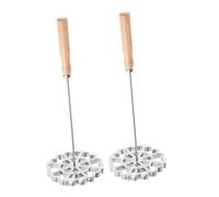 Ciieeo 2 Pièces Moule à Rosette Inoxydable Cuisson Uniforme et Nettoyage Facile Outil Polyvalent pour Biscuits et Desserts pour et Snacks