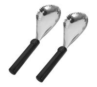 Ciieeo 2 pièces Outil de Sculpture de Citrouille Acier Inoxydable pour Séparation de et pour Cuisine et Événements Festifs Noir