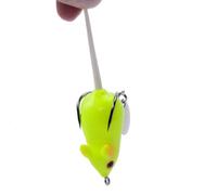 Ciieeo 2 Pièces Outils de pêche leurres de pêche appât factice pour Souris kit de pêche pour Fish Outside Luring Different Kinds of Fish Plastique Vert