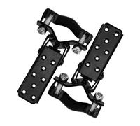 Ciieeo 2 Pièces Pédales de pied soutien les pièces cheville pour pédale de accessoires de partie alimentation repose-arrière pièces de le fer Noir
