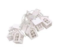 Ciieeo 2 Pièces Petites guirlandes Lumineuses de Maison lanternes menées guirlandes de noël maisonnette de Noel lumière Noel décor de cheminée décorations d'arbre de Noël Fée lampadaire