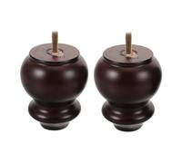 Ciieeo 2 Pièces Pieds du Mobilier Pattes De Meubles en Bois Cuisses De Lit Patte-Ciel De Style Transitionnel Pies Para Muebles Pignes De Table en Bois Coffee