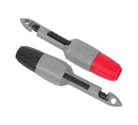 Ciieeo 2 pièces Pince de à Percement Isolée pour Multimètre Non Invasive pour Circuit Auto Compacte et Portable Protection Intégrité Fils de Probes pour Réparation Mobile