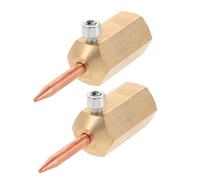 Ciieeo 2 Pièces Soldering Iron Head Replacement Tips Precision Welding Rod Chipping Hammer for Automotive Body Dent Repair and Sheet Metal Restoration
