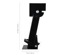 Ciieeo 2 pièces Stabilisateur de Remorque Robuste Support de Vérin de Stabilisation Acier Outil Pratique pour Camping et Caravane Kit de Béquilles de Levage Compact pour Réparation et