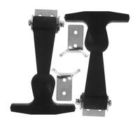 Ciieeo 2 Pièces Stainless Steel Adjustable Hasp Latch With Integrated Locking Mechanism For Tool Boxes Vehicle Engine Industrial Equipment