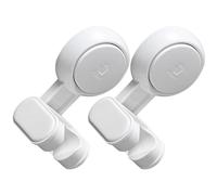 Ciieeo 2 Pièces Support de Douchette Ventouse sans Perçage Réglable Fixation Murale Robuste pour Salle de Bain Lot de Installation Facile sur Surfaces Lisses comme Carrelage et Verre