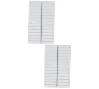 Ciieeo 2 Pièces Support De Stockage De Carte D'Identité Support Mural Porte-Fichiers Badges D'Identification Poche Porte-Carte De Visite Support Mural Porte-Carte Bureau Travail Cartes