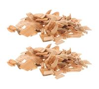 Ciieeo 2 Sachets de Copeaux de Bois de Cyprès 400g pour Barbecue et Fumoir, Granulés Bois Dur pour Fumage Viande, Jardin Cuisine en Plein Air