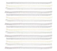 Ciieeo 20 Faux Cils pour Poupée Soi-même 0,6 Cm Noir Marron Café Doré 20 Pièces Accessoires Décoratifs pour Fabrication et Personnalisation de Cils de Poupée