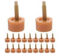 Ciieeo 20 paires d'embouts de talons pour chaussures à talons hauts - Embouts ronds de rechange - Protections antidérapantes universelles pour femmes, idéales pour la réparation et la