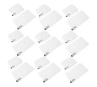 Ciieeo 20 Pièces Autocollants Électrostatiques pour Pare Brise Dash Cam Pet Transparent Film Protecteur Réutilisable Aux Intempéries Multiples pour Montage Caméra Voiture