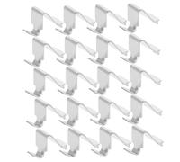 Ciieeo 20 Pièces Clips de Support de Rayonnage Clips Ajustables pour Cabinets Métalliques Support de Rayonnage pour Organisation de Bureau et Fichiers