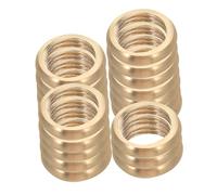 Ciieeo 20 Pièces Écrous de Verrouillage Laiton avec Joint Détanchéité Accessoires de Réparation Lampe Vis pour Douille de Lampe Fixation Lhumidité