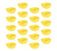 Ciieeo 20 Pièces Faux Nid D’Oiseau Décoratif pour Photo et Table, Jaune | Décoration Intérieure, Accessoire de Pâques, Peut Accueillir de Petits Objets Légers, Style Simple Chic