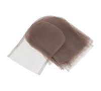 Ciieeo 20 Pièces Filet en Dentelle à Pans en U 4x4 Pouces Respirant et Stable pour Fabrication de Perruques DIY et Créations de Poupées en Soie