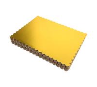Ciieeo 20 Pièces Rectangular Cake Boards Greaseproof Corrugated Cardboard with Scalloped Edge Thick Single Wall Support for Baking and Cake Decorating