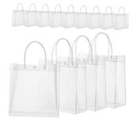 Ciieeo 20 Pièces Sacs Sacs à Réutilisables pour Fêtes Mariages Événements Boutique Transparent