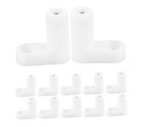 Ciieeo 20 pièces Support Plastique pour Carte PCB avec Vis Entretoises Isolantes pour Carte Mère Pcba Fixation Console de Jeu Arcade de Matériel Circuit Blanc