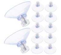 Ciieeo 20 Pièces Ventouses avec Vis et Écrous Transparentes Ventouses pour Table Verre Salle de Bain Fenêtre Voiture Fixation Stable et Réutilisable