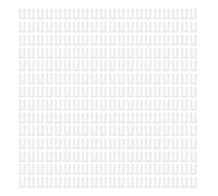 Ciieeo 200 Pièces Accessoires pour Lunettes sans Monture en Plastique Double Bouchon et Manchon Compression, Installation Rapide, Réduit le Glissement des Verres, Usage Quotidien