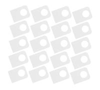 Ciieeo 200 pièces Lot de Onglets Autocollants avec Trou de Étiquettes Suspendues pour Bijoux Cartes et Affichage Magasin Indispensables pour Commerce de Détail