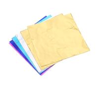 Ciieeo 200 pièces Papier Demballage Aluminium pour Chocolat Couleurs Aléatoires Papier Cadeau Écologique et Malléable pour Bonbons et Confiseries et Anniversaires Couleur Aléatoire