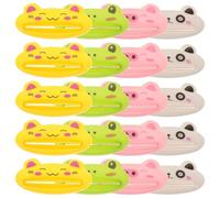 Ciieeo 20pcs Presse-tube de Dentifrice Manuel en Plastique Coloré Multifonction pour Maison, Accessoire Pratique pour Tubes de Dentifrice et Crème, Adapté Adultes et Garçon et Filles