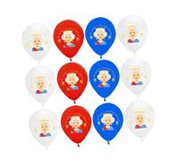 Ciieeo 20Pièces Ballons Reine pour Anniversaire Décorations Patriotiques pour Événements Festifs