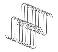 Ciieeo 20pièces Lot De Petits Crochets Forme De s Pour Viande Poulet Bœuf Bacon Et Saucisses Crochets De Boucher Métalliques Pour Barbecue Et Cuisson