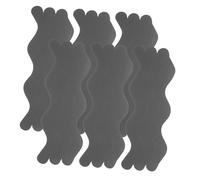 Ciieeo 24pièces Lot De Autocollants Antidérapants Pour Sol De Douche Bandes De Sécurité Pour Autocollants Pour Douche Escaliers Gris