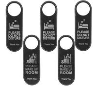 Ciieeo 25 Pièces Liste De Porte Double Face Ne Pas Déranger Signe Ne Pas Déranger Signes S'Il Vous Plaît Faire Signe De Chambre Hôtel Porte Cintre Porte D'Entrée Double Porte En Cuir