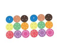 Ciieeo 2ensembles Jouets Éducatifs Cercles De Fractions Eva Pour Apprentissage Des Fractions à Domicile Classe