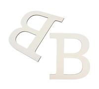 Ciieeo 2pcs Big Big Wood Letter B Coutien B Pour Artisanat DIY Grand Alphabet En Bois Pour Les Lettres Peinables Murales Pour La Pour Enfants De Fête À Domicile