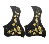 Ciieeo 2pcs Plaques de Protection pour Guitare Acoustique et Classique en Pvc, Design Léger et Portable, Accessoires Indispensables pour Guitare