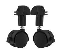 Ciieeo 2pcs Roulettes Pivotantes pour Cages à Domicile en Fer et Plastique, Silencieuses et Lisses, sans Abîmer le Sol, Accessoires pour Cage à Animaux