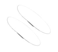 Ciieeo 2pièce Crépine Évier Pour Lave-linge à Chargement Frontal Loquet à Ressort à Fermeture Automatique De Charnière De Porte Empêche Fuites Eau