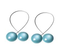 Ciieeo 2pièces Attache Rideaux Magnétique Résine Opal avec Lien Décoratif pour Salon Bleu Accessoires Élégants pour Rideaux Place