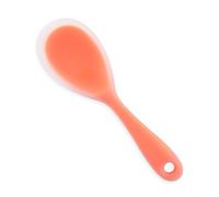 Ciieeo 2pièces Cuillères à Riz Silicone Antiadhésives Pour Service Alimentaire Ustensiles Cuisine Créatifs Légers Sans Rayures Vaisselle Table Pour Maison Et Restaurant Orange Semi-transp