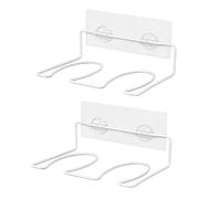 Ciieeo 2Pièces Étagère à Chaussures Murale Organisateur de Rangement pour Bottes Blanc pour Entrée et Salle de Bains