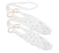 Ciieeo 2pièces Hamac De Rangement pour Bouteilles De Vin Hamac à Fruits Tissé Main pour Murs Et Portes Organisateur De Bouteilles De Vin